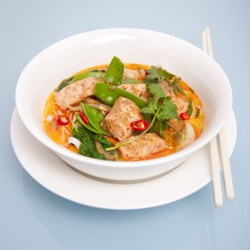 Curry Laksa with Huon Salmon