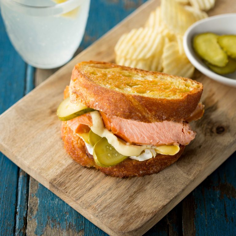 Huon Wood Roasted Salmon Toastie