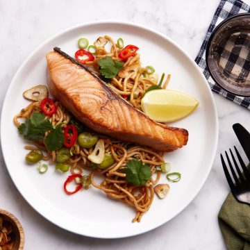 Spicy Huon Salmon & Noodles