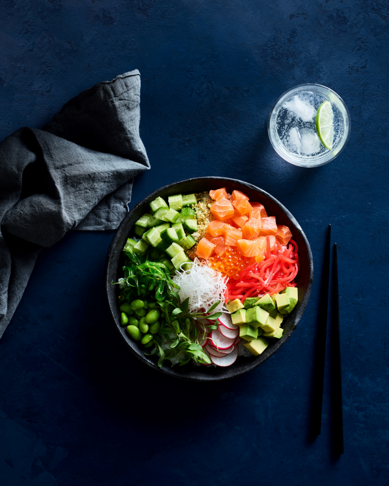 Huon Salmon poke bowl